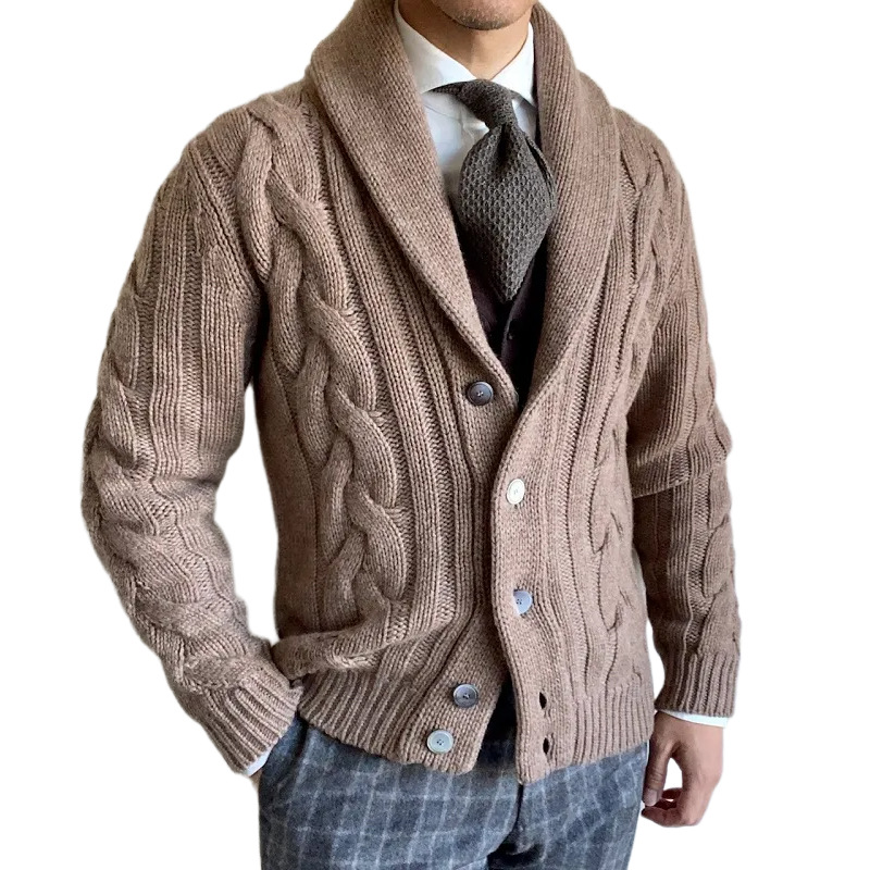 Men Formal Wear Coat - 2026 Sonbahar ve Kış Yeni Örme