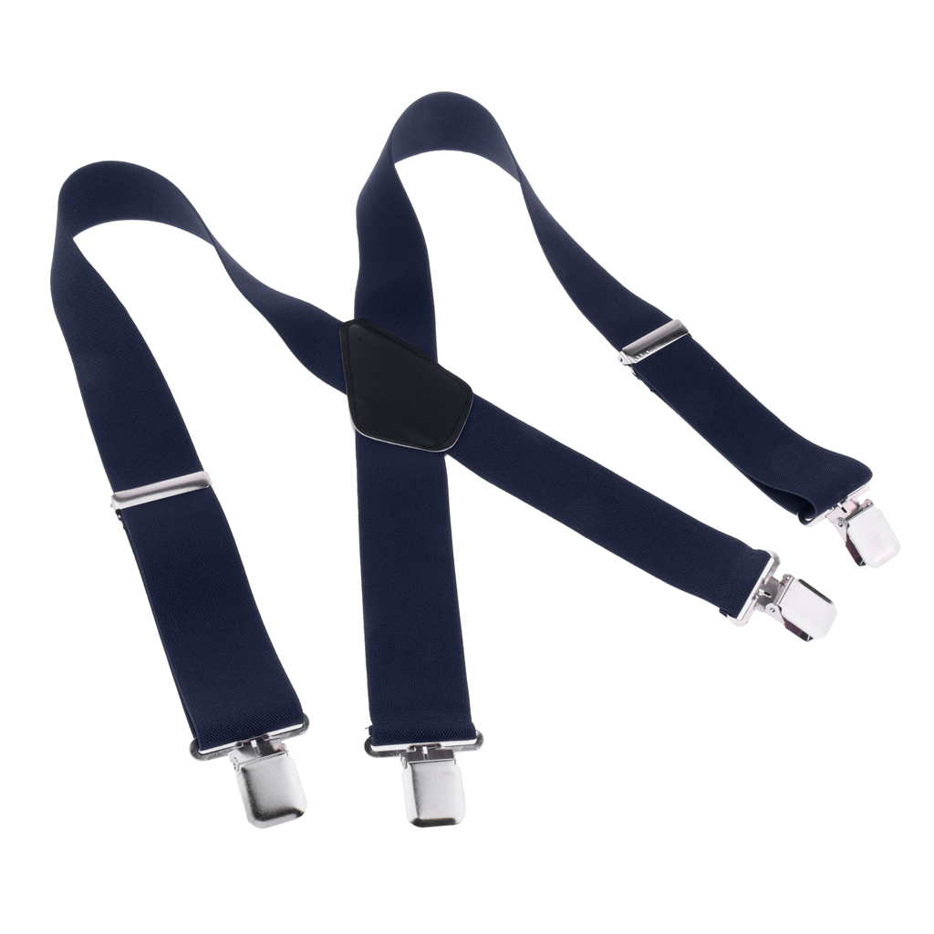 Suspender Clip Formal - Erkekler için Klipsli Askılar Ayarlanabilir X-şekilli