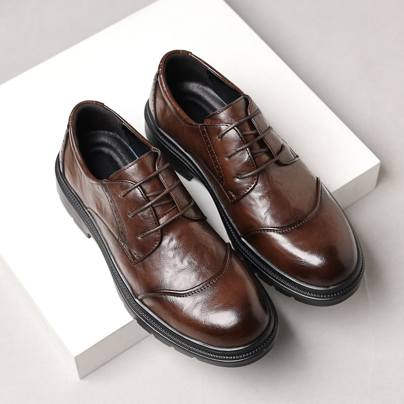 Günlük iş için erkek deri ayak - Men Formal Wear Dress incelemesi ve fiyatı