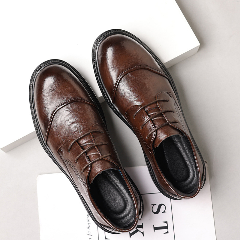 Günlük iş için erkek deri ayak - Men Formal Wear Dress incelemesi ve fiyatı