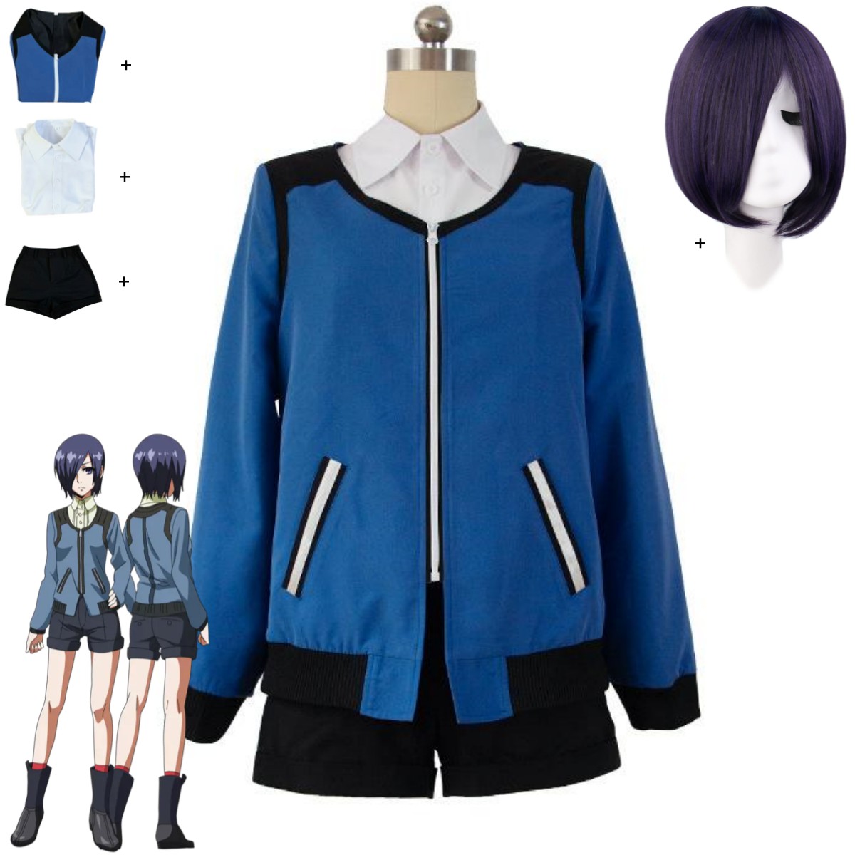 Anime Tokyo Ghoul Touka Kirish - Men Formal Wear Coat incelemesi ve fiyatı
