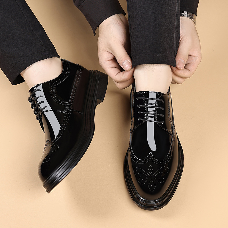 Erkek Rugan Deri Brogue Klasik - Patent Leather Oxford incelemesi ve fiyatı