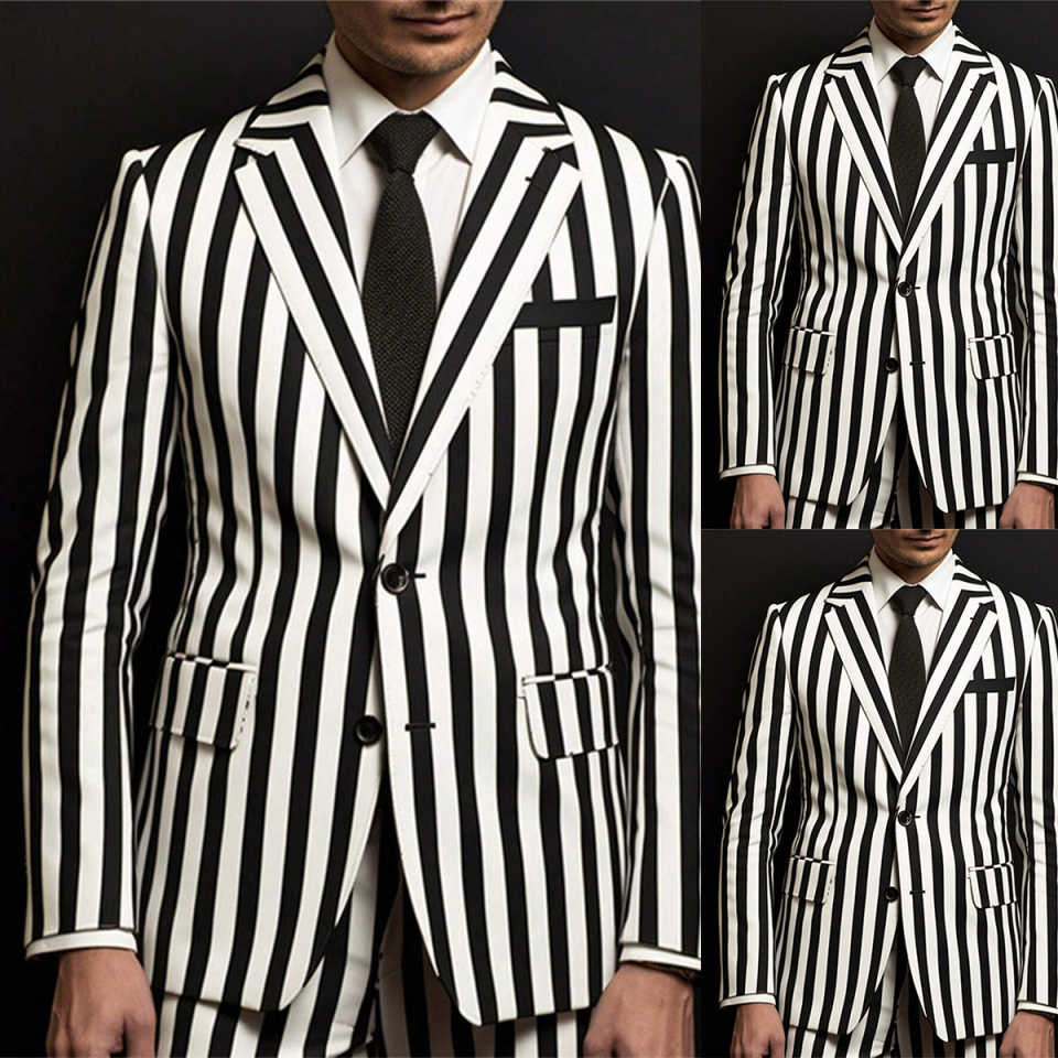 Bahar Modası Çizgili Erkek Pan - Men'S Formal Wear No Suit incelemesi ve fiyatı