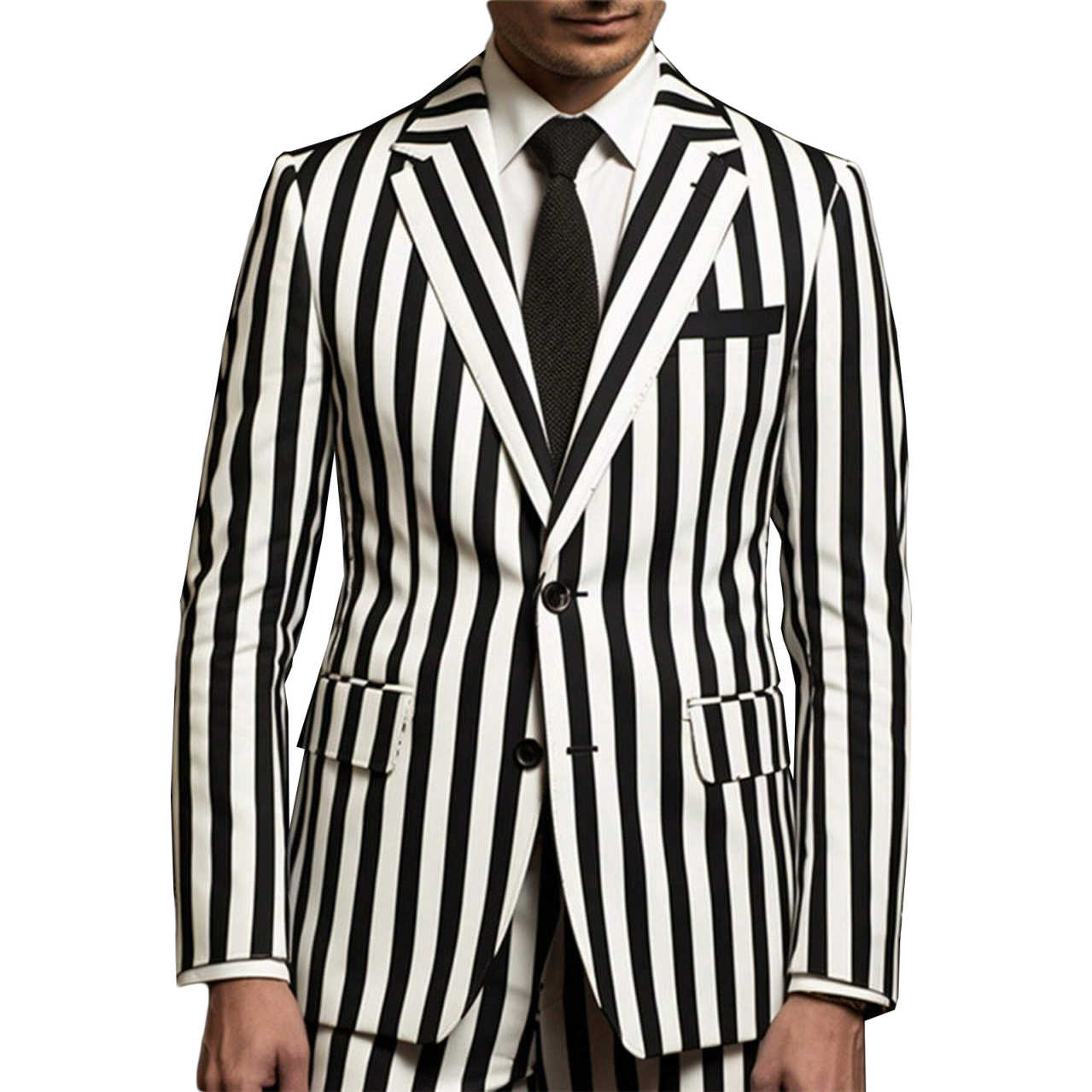 Bahar Modası Çizgili Erkek Pan - Men'S Formal Wear No Suit incelemesi ve fiyatı