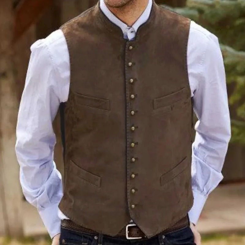 Erkekler Yelek Kahve Süet Kadi - Men Formal Wear Vest incelemesi ve fiyatı