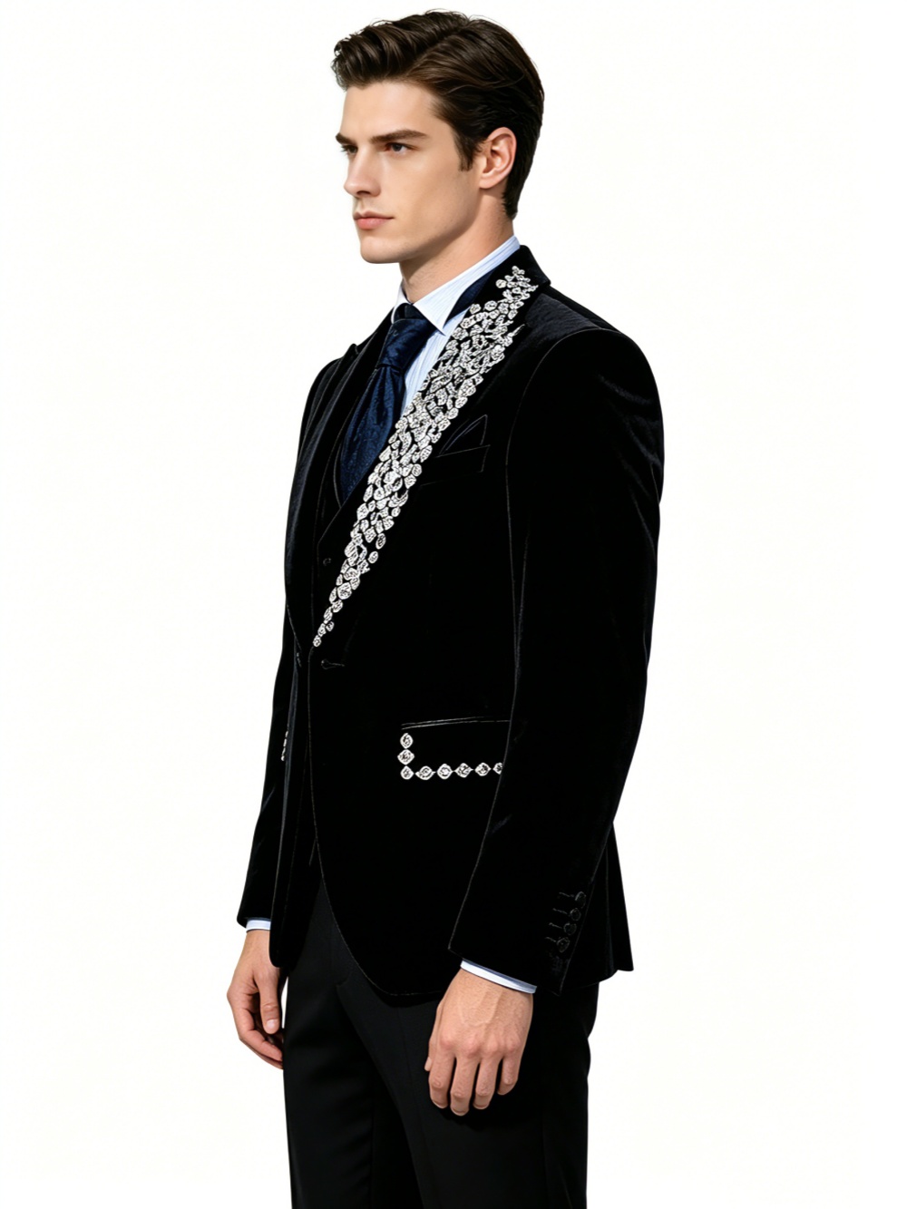 Resmi Düğün Smokinleri Kadife  - Men'S Formal Wear No Suit incelemesi ve fiyatı