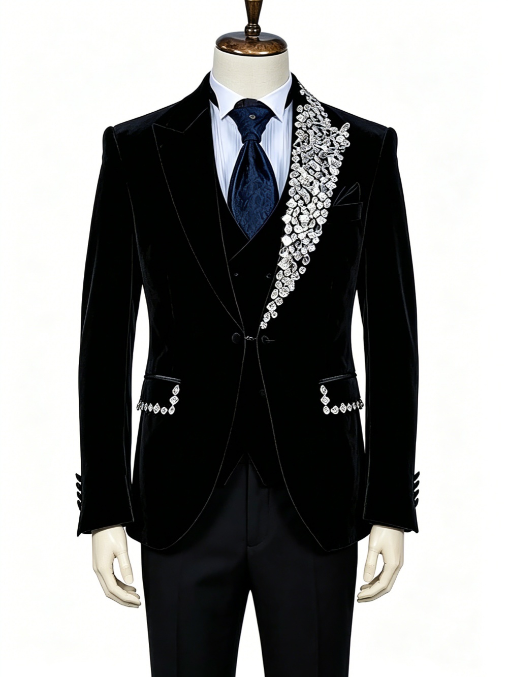 Resmi Düğün Smokinleri Kadife  - Men'S Formal Wear No Suit incelemesi ve fiyatı
