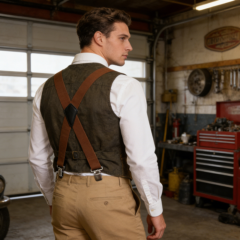 Retro Y-şekilli erkek askıları - Suspender Clip Formal incelemesi ve fiyatı