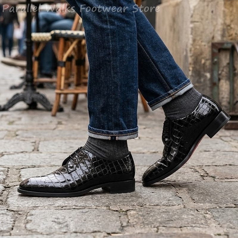 Erkekler İçin Patent Deri Oxfo - Patent Leather Oxford incelemesi ve fiyatı