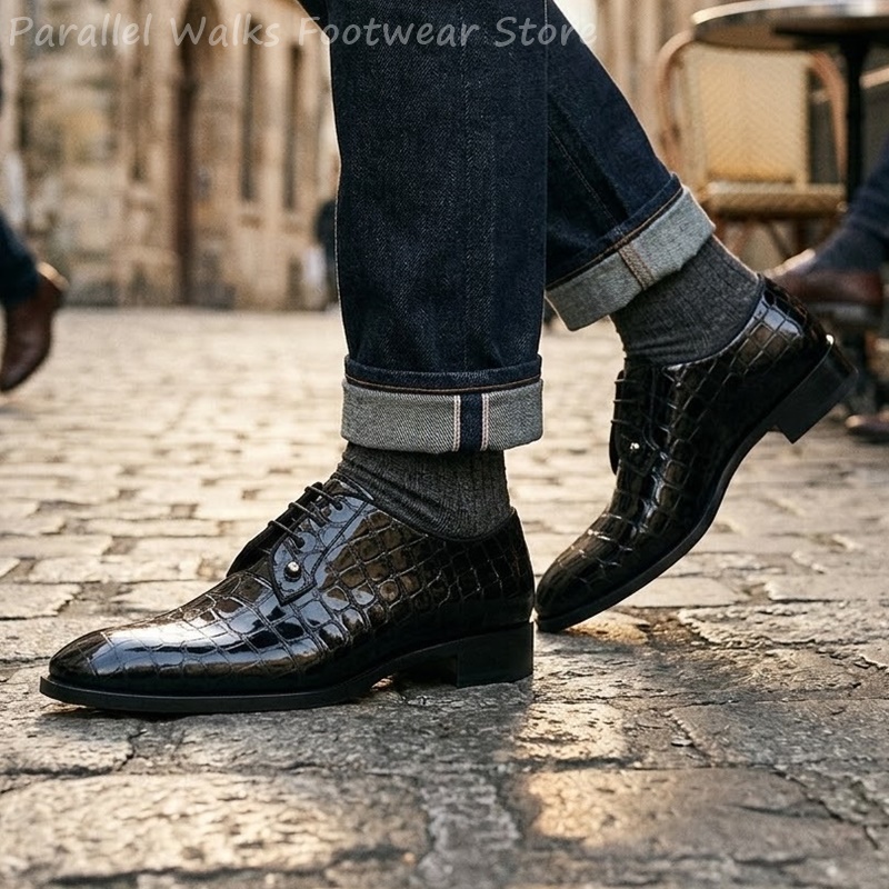 Erkekler İçin Patent Deri Oxfo - Patent Leather Oxford incelemesi ve fiyatı