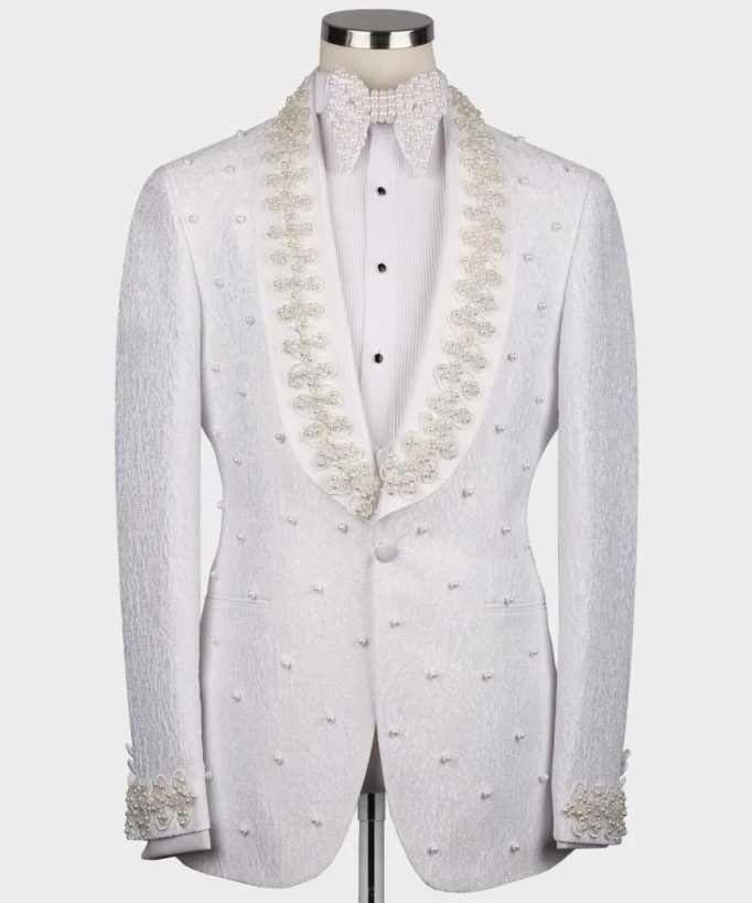 Beyaz Düğün Erkek Takım Elbise - Men'S Formal Wear No Suit incelemesi ve fiyatı