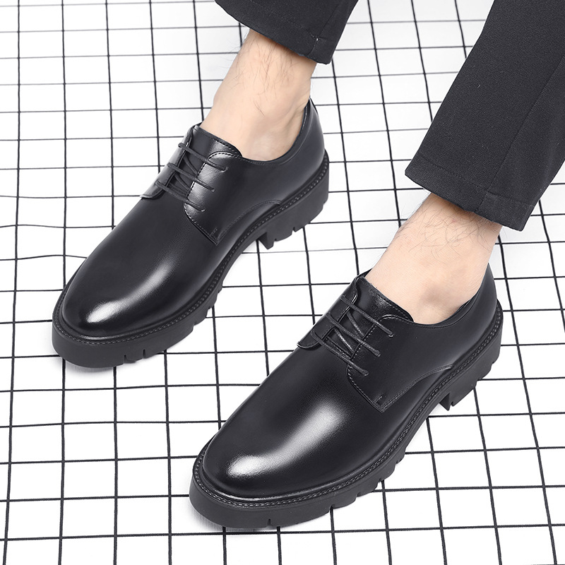 Erkek Siyah Deri Bağcıklı Kalı - Men Formal Wear Dress incelemesi ve fiyatı