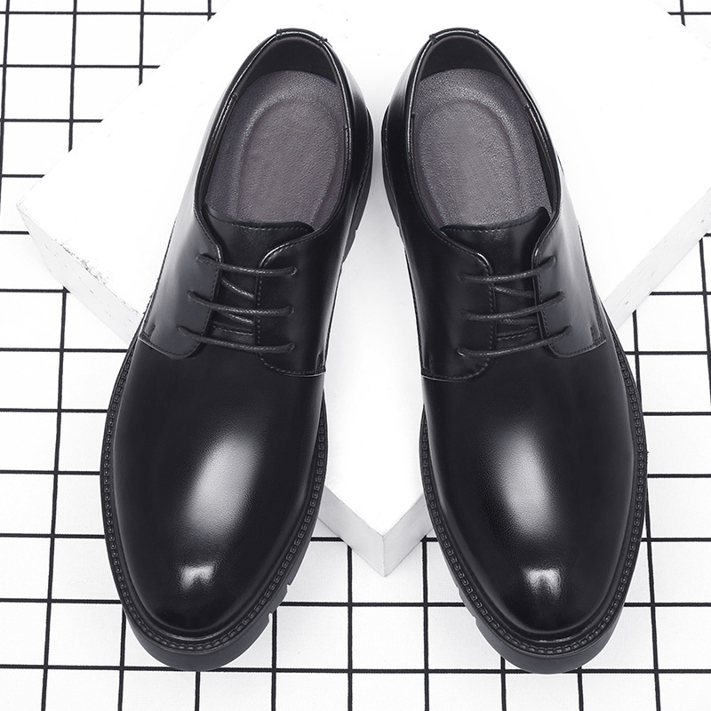 Erkek Siyah Deri Bağcıklı Kalı - Men Formal Wear Dress incelemesi ve fiyatı